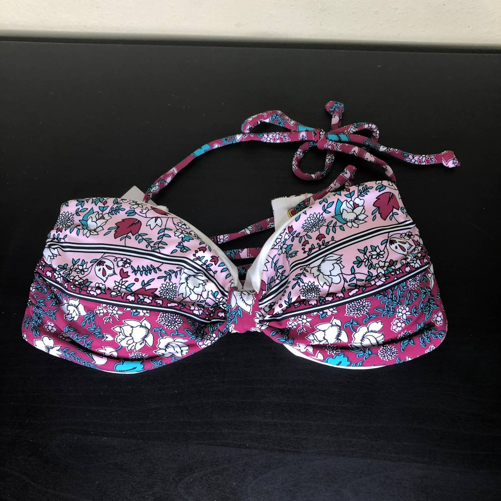 Some Days Lovin Bandeau Bikini Top, XS
